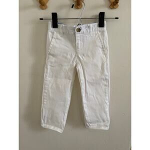 Janie and Jack Pants Toddler 2T White Preppy Bottoms Classic Style